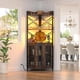 thumbnail image 1 of Muebles para Cocina, Gabinete para Vinos con Luces LED, Cantina Bar Mueble para Casa con Toma de Corriente, 5 Niveles Estante para Vinos y Copas, Gabinetes de Almacenamiento, 44*44*163cm (Marron), 1 of 9