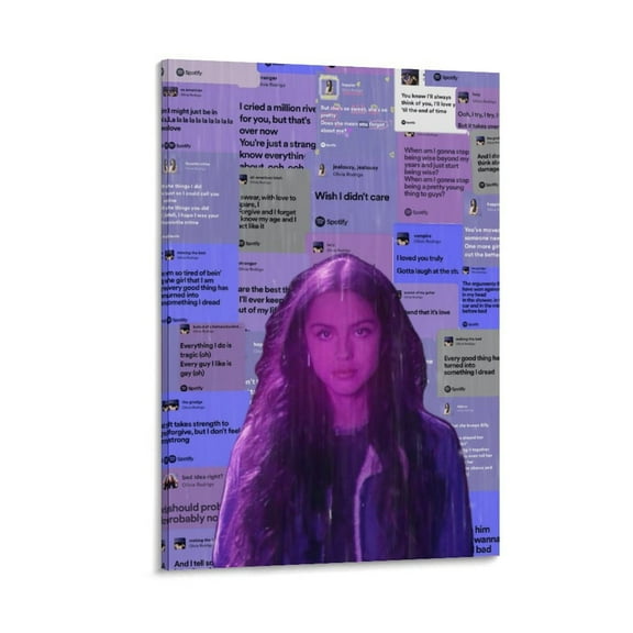 Olivia Rodrigo (56) Painting Vintage Poster Picture Print Wall Art Poster Painting Canvas Posters Artworks Gift Room Aesthetic