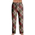 thumbnail image 2 of Mens Big and Tall Pajama Pants Soft Lounge Pants Lightweight Sleepwear Pants PJ Bottoms Jogger Trousers with Pockets and Drawstring, 2 of 5
