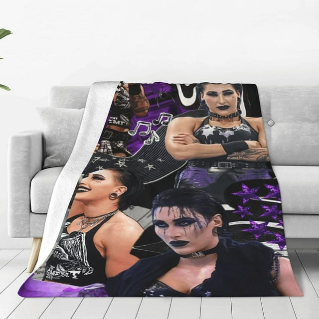 Couverture Légère Rhea Wrestler Ripley pour Climatiseur, Couverture King Size pour Toutes les Saisons, Couvertures Douces pour Voiture et Course 40"x30 Pouces