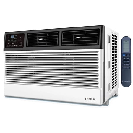 Friedrich - 10,000 BTU 450 Sq. Ft Window Air Conditioner with Remote Control Wi-Fi Enabled - White