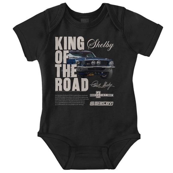 Shelby King of the Road GT 500 Romper Boys or Girls Infant Baby Brisco Brands NB