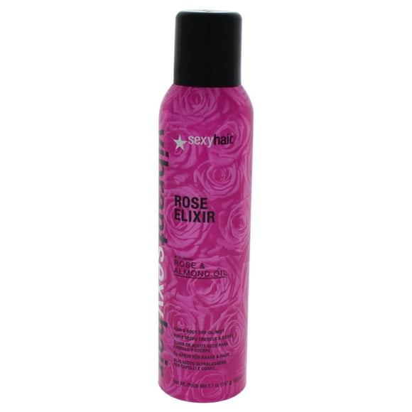 Vibrant Sexy Hair Rose Elixir Hair and Body Dry Oil Mist by Sexy Hair for Unisex - 5.1 oz Oil Mist