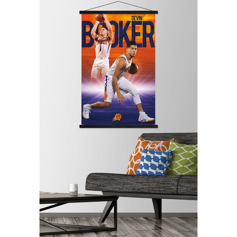 Devin Booker Jersey Black Phoenix Suns Jersey Fanatics Poster for