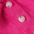 thumbnail image 5 of Corduroy-Skirts for Girls 1-7 Cute Bowknot Elastic High Waisted Toddlers Kids Button-Down Solid Color A-Line Short Mini Skirt, 5 of 7