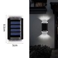 thumbnail image 1 of Luz LED Solar inteligente para exteriores, lámparas de pared alimentadas por energía Solar, candelabro para decoración de vallas, lámpara Solar para jardín, 1 a 8 unidades, 1 of 4