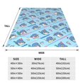 thumbnail image 2 of Tuxedosam Fleece Blanket Super Soft Cozy Throw Blanket 40"X30", Lightweight Fuzzy Comfy Flannel Blanket Warm Plush Throw Blankets For Couch, Sofa, Bed, 2 of 8