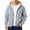 Light Gray, variant on LWavelet Men's Jacket Full-Zip Hooded Shirt Casual Warm Winter Jacket Coats Outdoor Fashion Wine 3XL