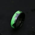 thumbnail image 5 of Unisex Luminous Glow In Dark Ring Titanium Steel Elk Deer Design Christmas Gift Durable American Jewelry Shine, 5 of 6