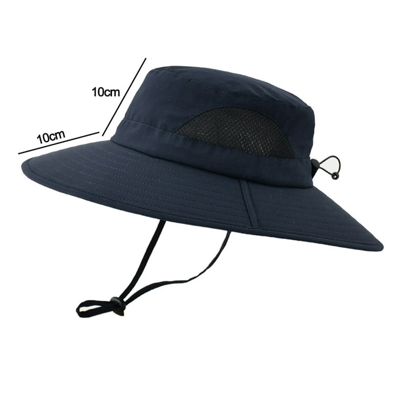 Sun Hat For Men/women, Waterproof Wide Brim Bucket Hat Foldable