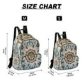 thumbnail image 3 of ALAZA Bohemian Floral Medallion Womens Travel Laptop Backpack Large Daypack Ladies Shoulder Bags M, 3 of 7