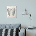 thumbnail image 2 of Stupell Industries Heavenly Wings Silver Parchment Design Wall Plaque by Main Line Studio, 2 of 6