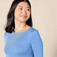 thumbnail image 4 of walmart Essentials Womens 3/4 Sleeve Boatneck T-Shirt, 4 of 8