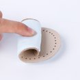 thumbnail image 3 of 2 pares de inserciones de cuero con cojín de látex en el antepié, inserciones de cojín en el talón, absorción de impactos de piel de vaca para aliviar la presión para adultos, 3 of 5