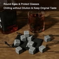 thumbnail image 3 of MLfire Whiskey Stones Gift Set Granite Chilling Stones Whiskey Rocks Reusable Ice Cubes Best Drinking Gift, 3 of 9