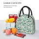 thumbnail image 5 of Balery Floral In Teal Bolsa de Almuerzo para Mujeres, Caja de Almuerzo, Bolsa de Almuerzo Pequeña Impermeable, Tote de Almuerzo Reutilizable con Gran Capacidad, 5 of 6
