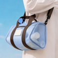 thumbnail image 5 of Mesh Wet Dry Separation Duffle Bag Adjustable Shoulder Strap Large Capacity Beach Pool Travel Handbag Multi Solid Color Options, 5 of 7
