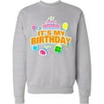 thumbnail image 2 of Inktastic It's My Birthday Adult Sweatshirt, 2 of 4