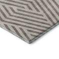thumbnail image 4 of Addison Rugs Mayfield Washable Transitional Geometric Taupe Rectangle Rug, 3' x 5', 4 of 6