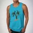 thumbnail image 6 of Nfurl Mens Casual Cotton Tank Tops Moisture Wicking Muscle Undershirts Trendy Palm Tree Printed T Shirt Lightweight Sleeveless Workout Shirts Soft Gym Tank Shirt, 6 of 6