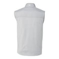thumbnail image 3 of Men's Cutter & Buck  Gray Iowa Cubs Stealth Hybrid Quilted Full-Zip Windbreaker Vest, 3 of 3