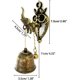 thumbnail image 3 of Timbre de Metal Vintage Retro/clásico (elefante), campanas de viento magnéticas, decoración para comerciantes, adornos de puerta de pared para interiores y exteriores, 3 of 5