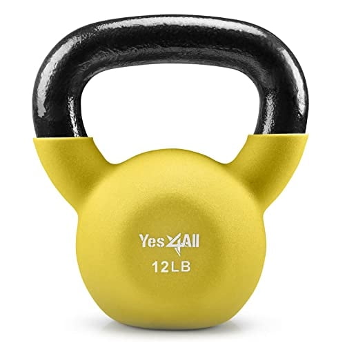 Kettlebell Yes4All recubierto de neopreno 5 kg