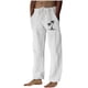 thumbnail image 2 of Pantalones largos para hombre, moda, estampados, casuales, cintura elástica con bolsillo, pantalones deportivos, pantalones de poliéster para hombre., 2 of 4