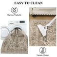 thumbnail image 5 of Findosom 5'x7' Vintage Boho Area Rug, Machine Washable Rugs Non Slip Distressed Indoor Rug,Large Retro Area Rug Floor Carpet for Bedroom Dining Room Entryway Office Decor,Beige, 5 of 9