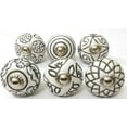 thumbnail image 3 of Craft Kart Set of 10 Ceramic Cabinet Colorful Knobs for Kitchen, Cabinet, Drawer, Wardrobe (Black and White), 3 of 4