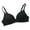 Black, variant on Censtreet Women's Lightweight Small Chest Bra,Comfort Seamless Thin Cup Bra,Wirefree Breathable Underwear