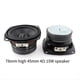 thumbnail image 4 of 2 Altavoces Subwoofer de 78 mm, 4 Ohmios, 15 W, Tapa Convexa de 3 Pulgadas, Graves Cuadrados, Altavoces de Estantería para Bricolaje, de Sonido HiFi para Cine en Casa., 4 of 5