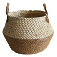 thumbnail image 5 of Cesta de almacenamiento de cuerda de maíz de paja de 3 piezas, cesta de lavandería, cesta de almacenamiento de piso, cesta de bambú, artículos diversos, como se muestra, como se muestra, 5 of 5