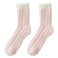 thumbnail image 2 of Travelwant Fuzzy Cozy Socks Women Fluffy Plush Crew Slipper Sock For Girls Warm for Winter, 2 of 8