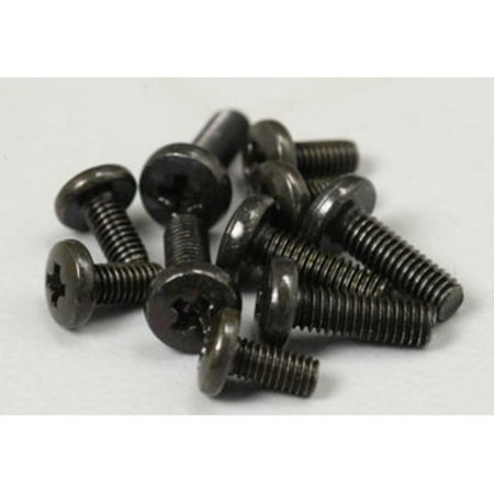 Hitec 55802 Servo Horn Screw Set Metal Gear (10) Multi-Colored
