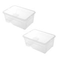 thumbnail image 4 of thinsony Reptile Turtle Tortoise Tank Vivarium Feeding Box with Basking Ramp White, 4 of 9