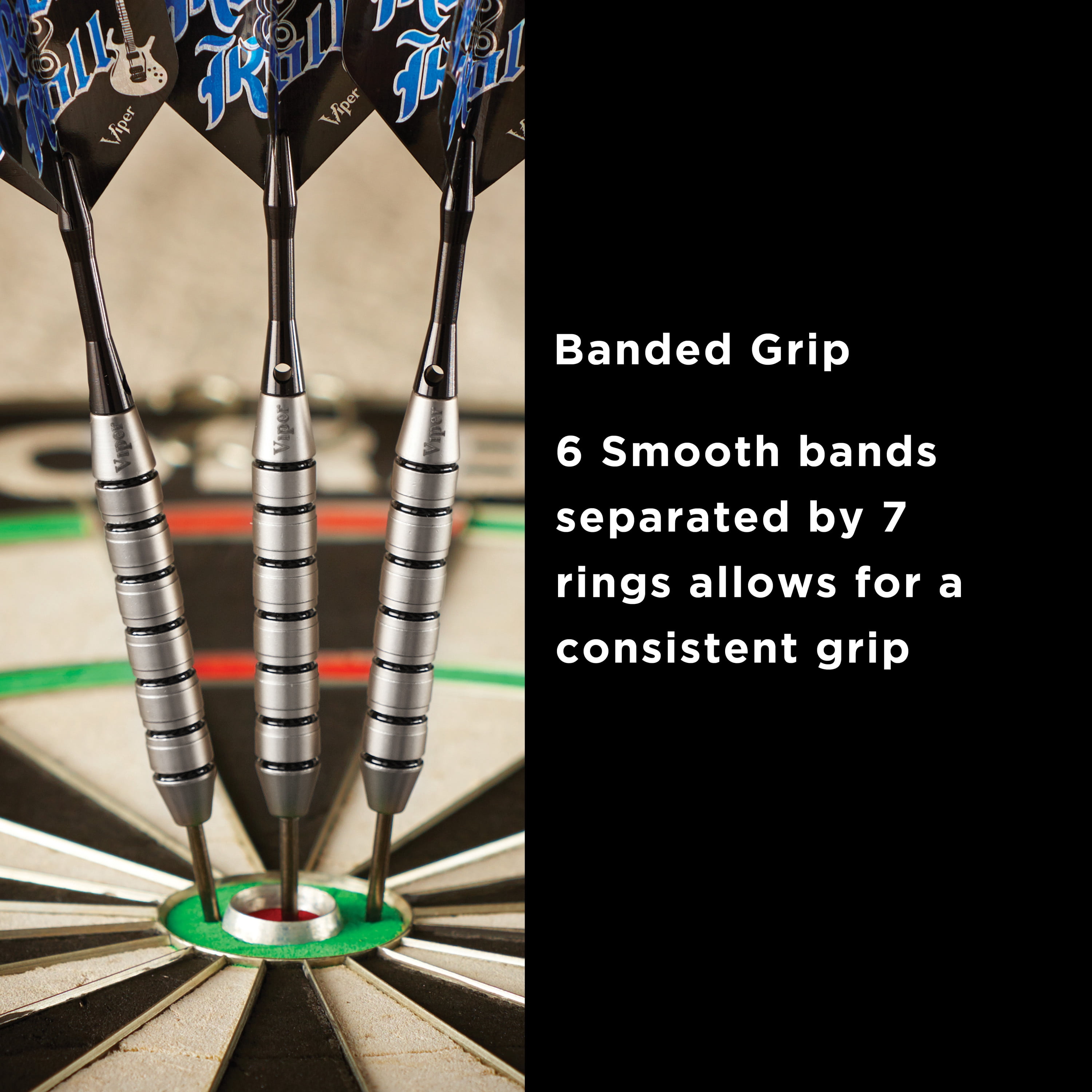 Viper Underground Roack & Roll Steel Tip Dart Set, 23 Grams