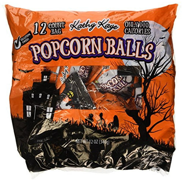12 Count Bag Popcorn Balls Sweet & Salty Halloween Treat 12 oz (Pack of