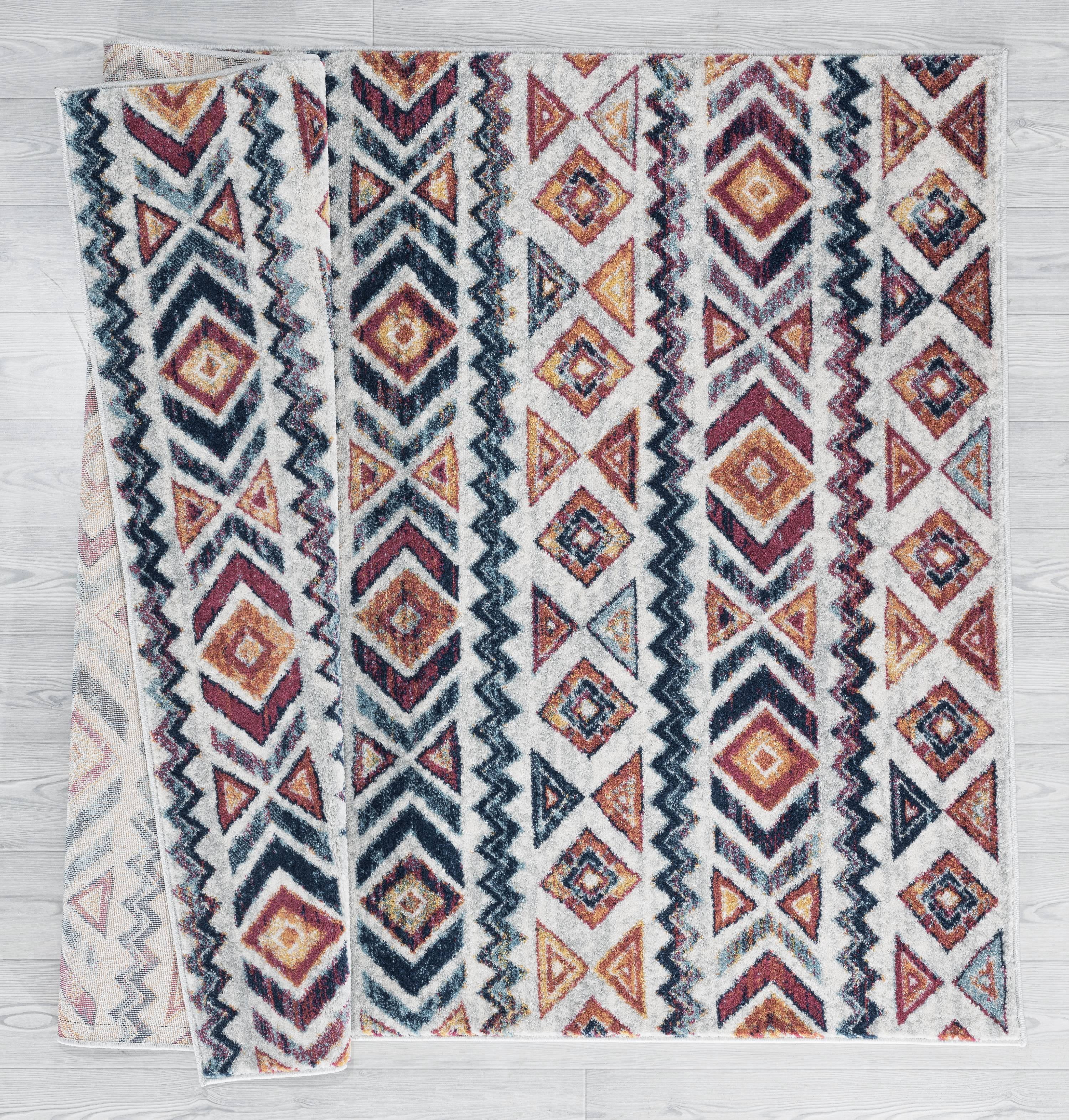 United Weavers Moundsville Tipitina Geometric Multi Woven Olefin Area Rug or Runner