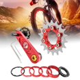thumbnail image 1 of Accesorio de Tensor de Cadena de Bicicleta con Llaves Convertidor de Remolcador Ajustar Adjuster para Bicicleta de Ca 20T rojo Macarena Tensor de cadena de bicicleta, 1 of 8