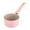 Pink Medical Stone, variant on Milk Pan Soup Pot Sauce Pan, Milk Pot, Multifunctional Thickened Small Saucepan Sauce Pan for Gas Camping, Cooking RV Travel Pink