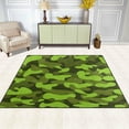 thumbnail image 3 of SKYSONIC Neon Dark Green Lightweight Carpet Mats Area Soft Rugs Floor Mat Rug Home Decoration for Kids Room Living Room 63 x 48 inches, 3 of 6