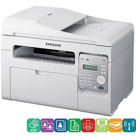 Samsung SCX-3405FW/XAC Wireless Monochrome Printer with Scanner, Copier and Fax