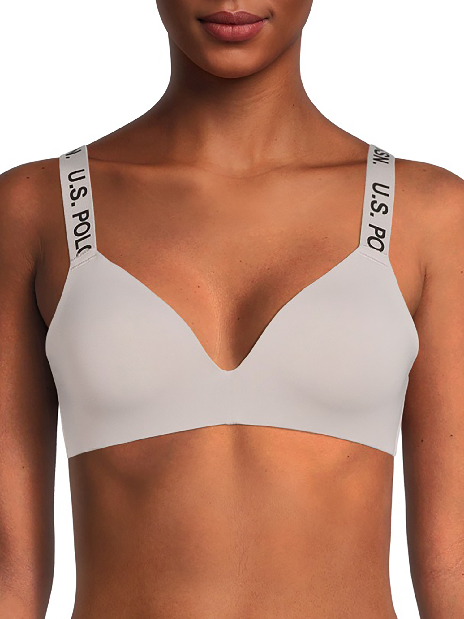 U.S. Polo Assn. Women's 2 Pack Tag-Free Microfiber Push Up Wire Free Bra Set - image 2 of 3