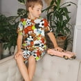 thumbnail image 4 of Balery Colorful Balls Conjunto de Pijama Infantil de Manga Corta con Estampado – Ropa de Dormir de Algodón Suave-Small, 4 of 6