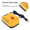 thumbnail image 4 of Cargador de batería WEIHJMXG DC9310 para batería de 7,2 V-18 V Nicad y Nimh color amarillo, 4 of 5