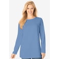 thumbnail image 2 of Woman Within Plus Size Perfect Long-Sleeve Crewneck Tee (Petite Available), 2 of 6