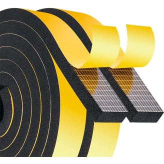 Foam Weather Stripping 1/2 Inch W X 1/4 Inch T Insulation Tape For Door