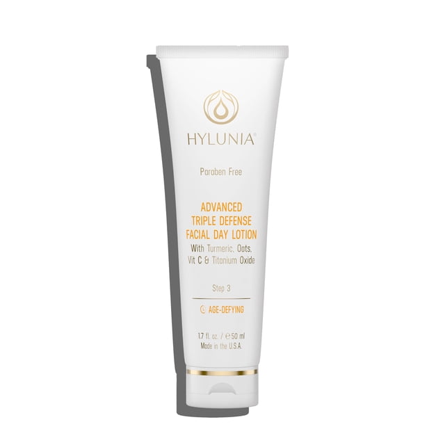 Loción hidratante de día Hylunia Triple Defense de 50 ml con vitamina C