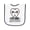White and Navy, variant on Inktastic Future Dentist Tooth Baby Terry Cloth Bib
